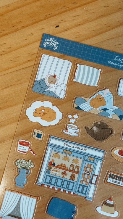 Sticker Sheet - Lazy Sunday Morning