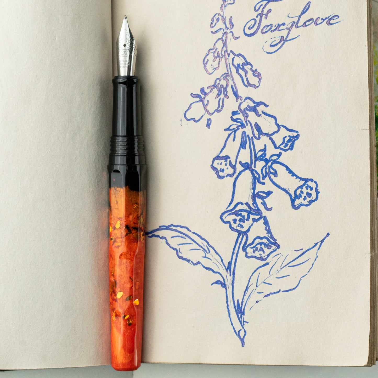 BENU Talisman Fountain pen - Fox Gloves