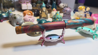 Just Turnings x The Ellipses Collection: Copper Galaxy Fountain Pen (Matte)