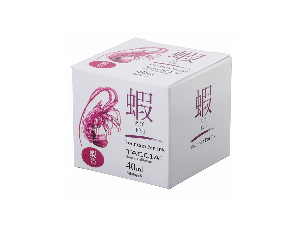 Taccia Sunao-iro Fountain Pen Ink - Ebi (Purple Red)