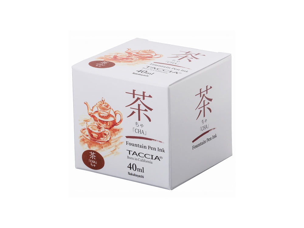 Taccia Sunao-iro Fountain Pen Ink - Cha (Brown)