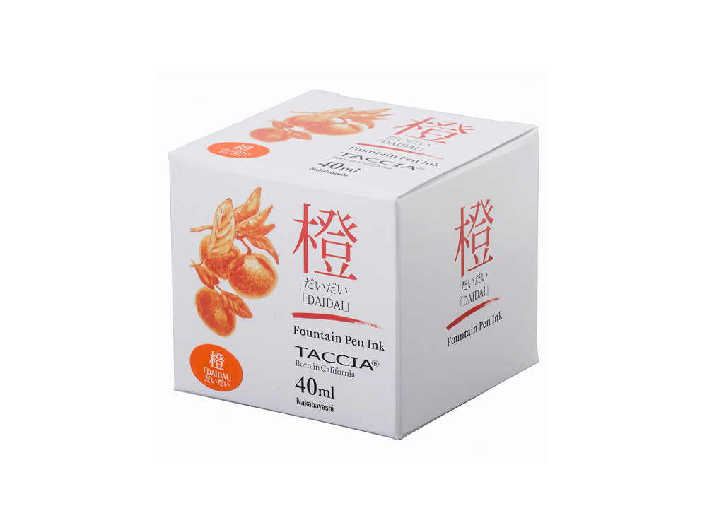 Taccia Sunao-iro Fountain Pen Ink - DaiDai (Orange)