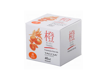 Taccia Sunao-iro Fountain Pen Ink - DaiDai (Orange)