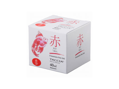 Taccia Sunao-iro Fountain Pen Ink - Aka (Red)